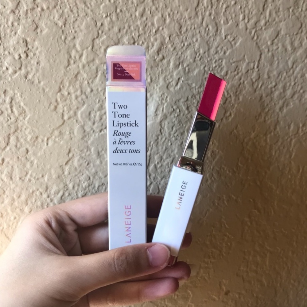 Laneige two tone lipstick “Dear Pink”